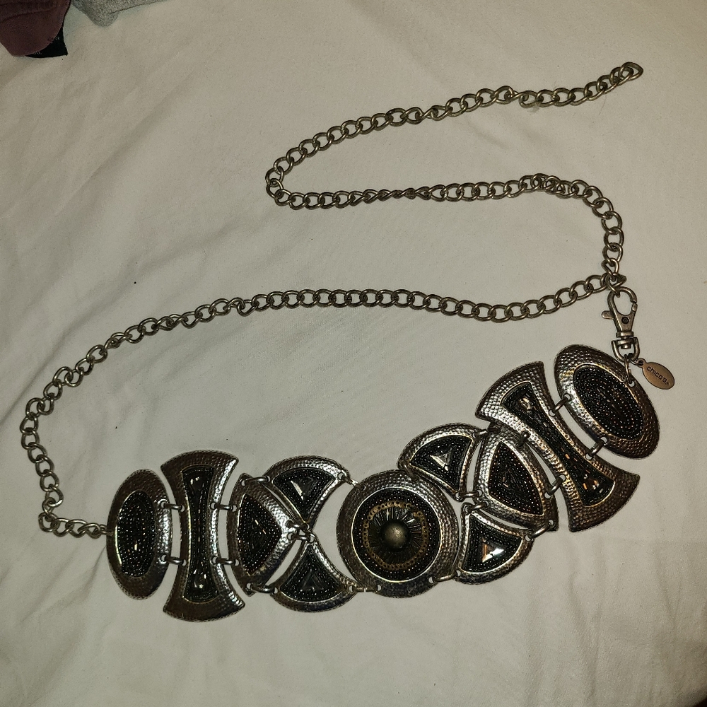 Vintage Chico's long chain belt